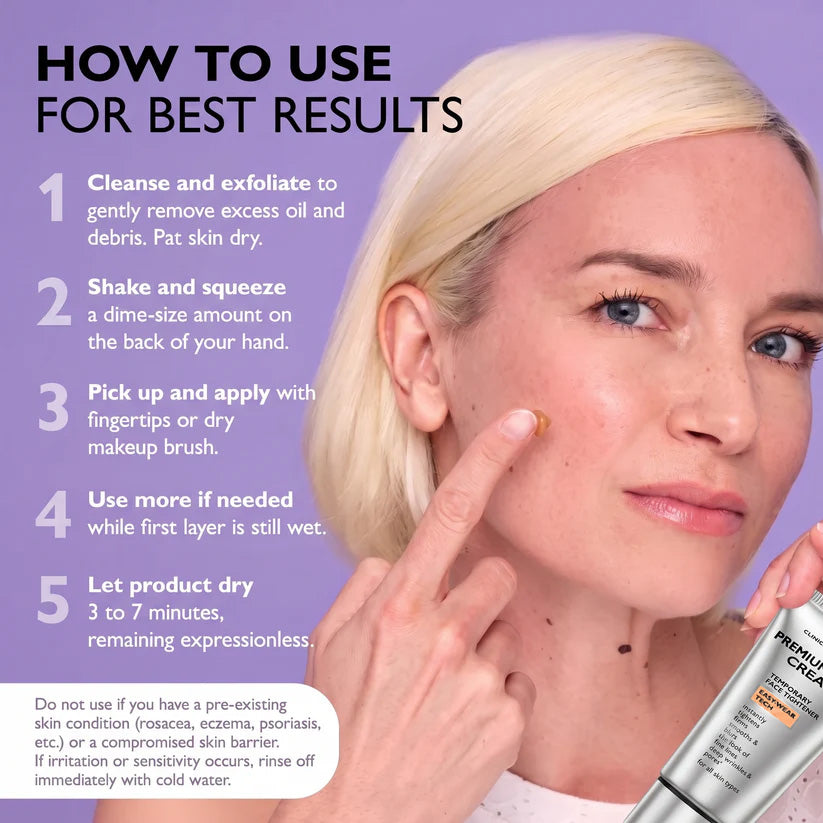 Instant Temporary Face Tightener-Wear Formula
