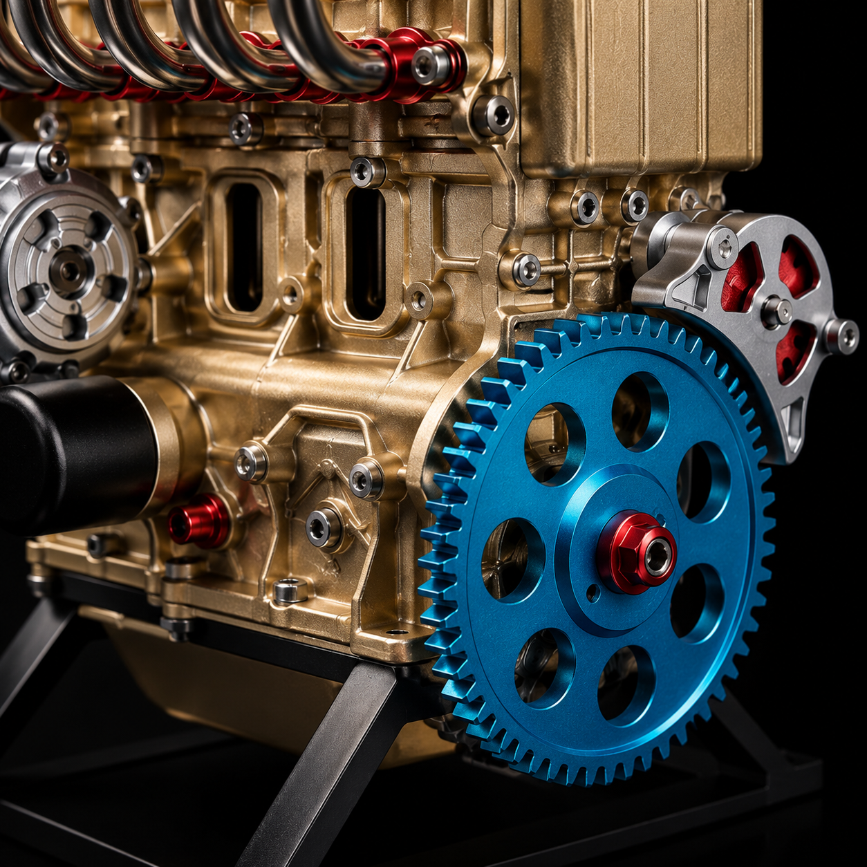 🔥HOT SALE🏎️🛠️The Ultimate Desktop Masterpiece: Miniature V8 Small-Block Static Model Kit