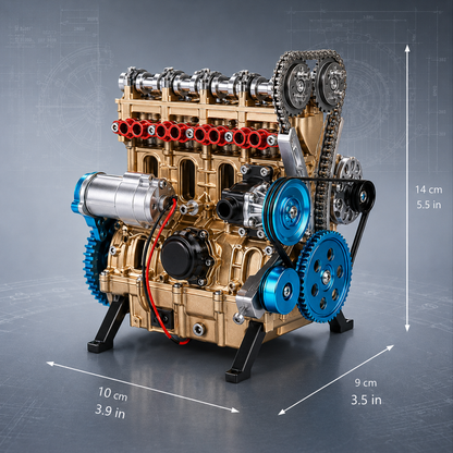 🔥HOT SALE🏎️🛠️The Ultimate Desktop Masterpiece: Miniature V8 Small-Block Static Model Kit