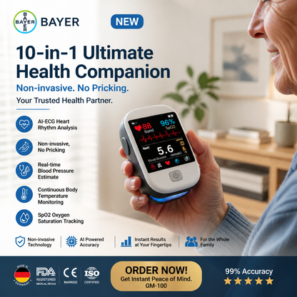 2026 Pryxo™ second generation 10-in-1 smart blood medical instrument / 10 health reports - No-Prick