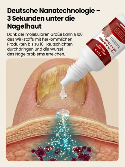 🦶Nail Repair Liquid for Toenail Fungal, Fast Effective Nail Renew Treatment, Restore Discolored Cracked Damaged Nails
