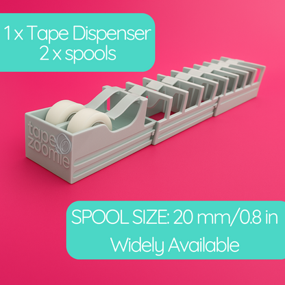 🎁Tape Zoomie Multi-Roll Tape Dispenser | Speed Up Your Gift Wrapping & Craft Projects