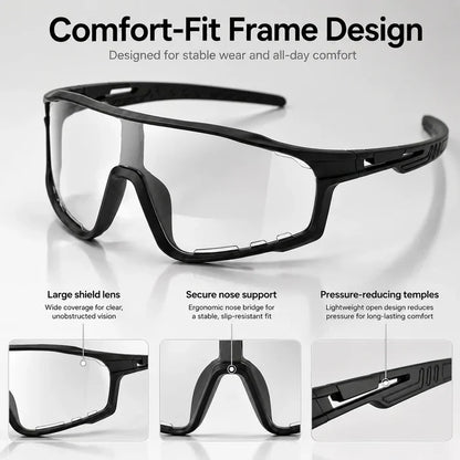 ☀️UV400 Photochromic Polarized Safety Glasses